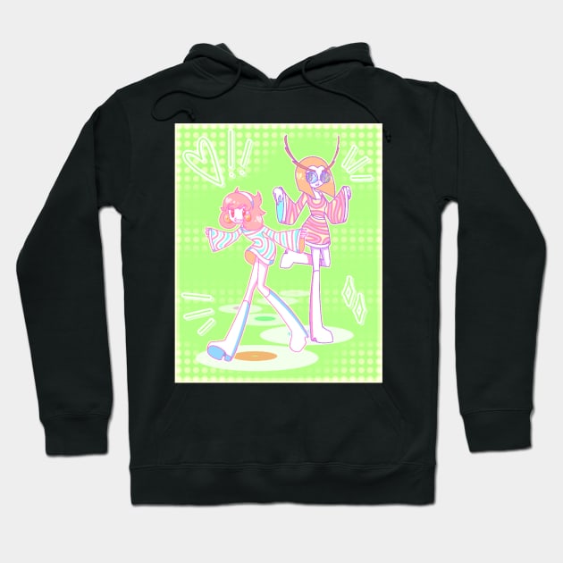 Mary + Twyla GO GO DISCO! Hoodie by arcadekitten